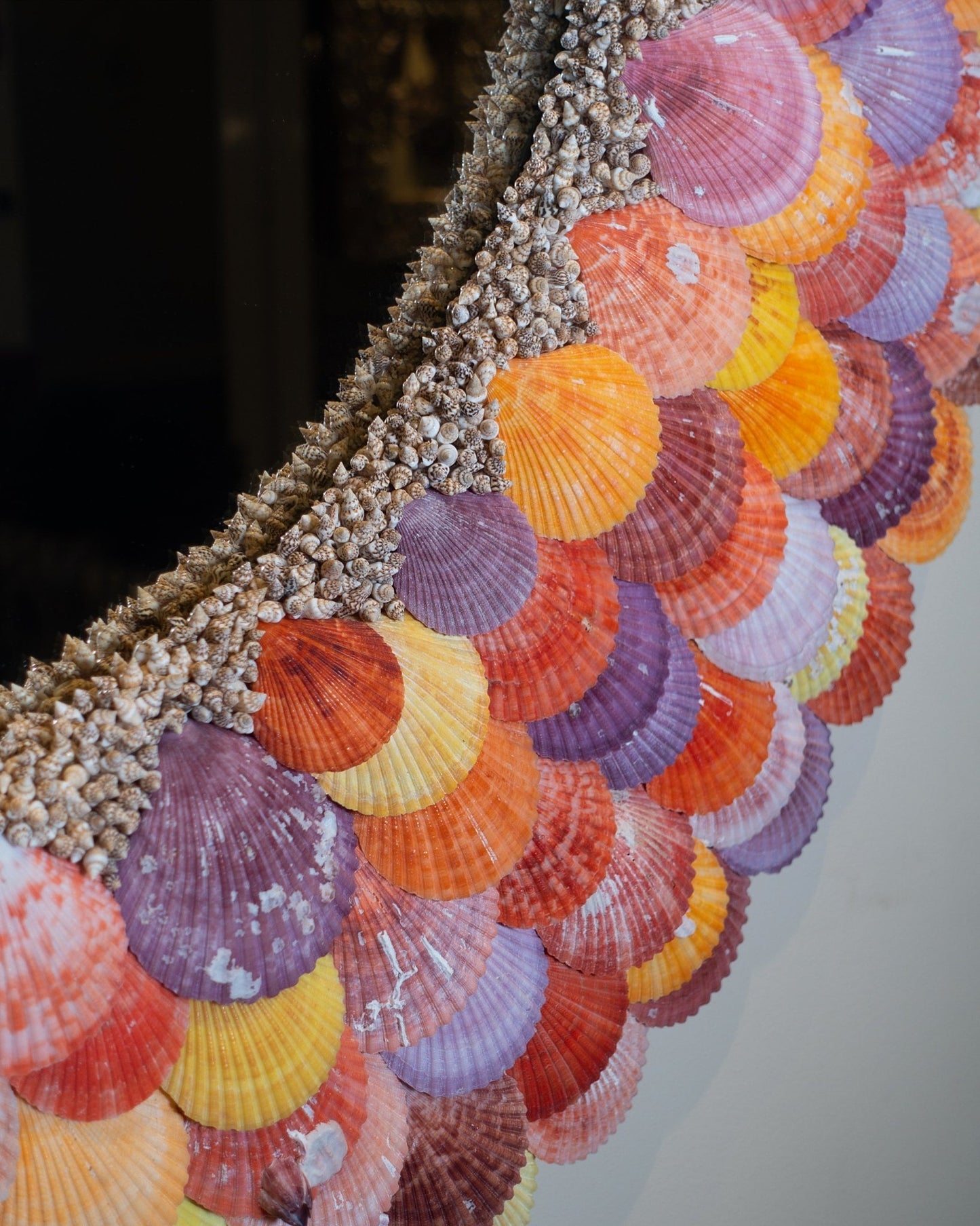 AU NATUREL | Shell mirror, 1 of 1 | Shellman | Amsterdam | Natural art from sea and beach