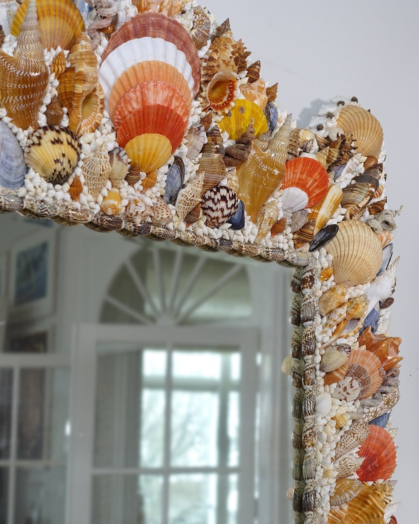 FOR ALBERT AND EDWIN | Shell mirror, 1 of 1 | Shellman | Amsterdam | Natural art from sea and beach
