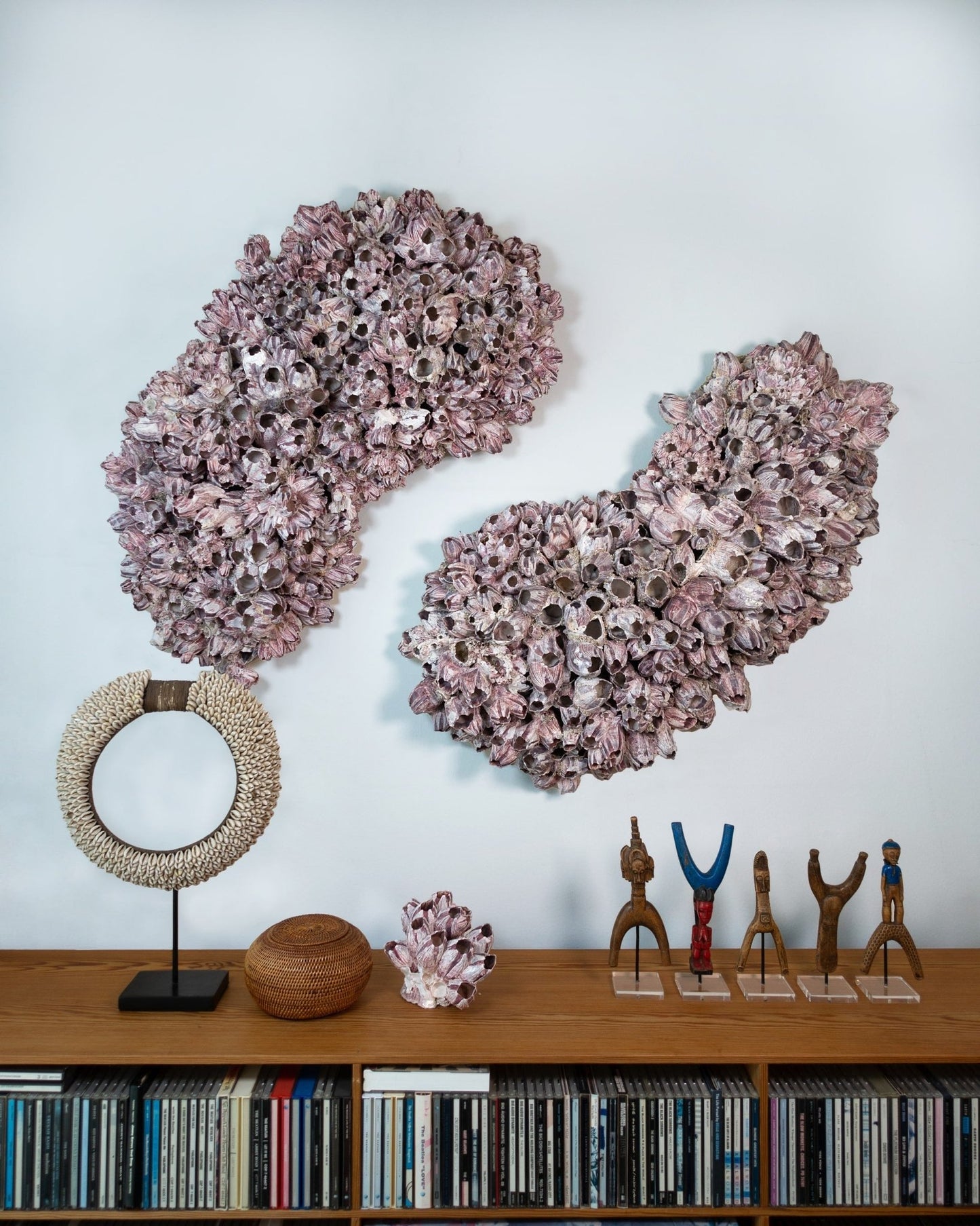 Pink Twins | | Shellman | Amsterdam | Natural art from sea and beach