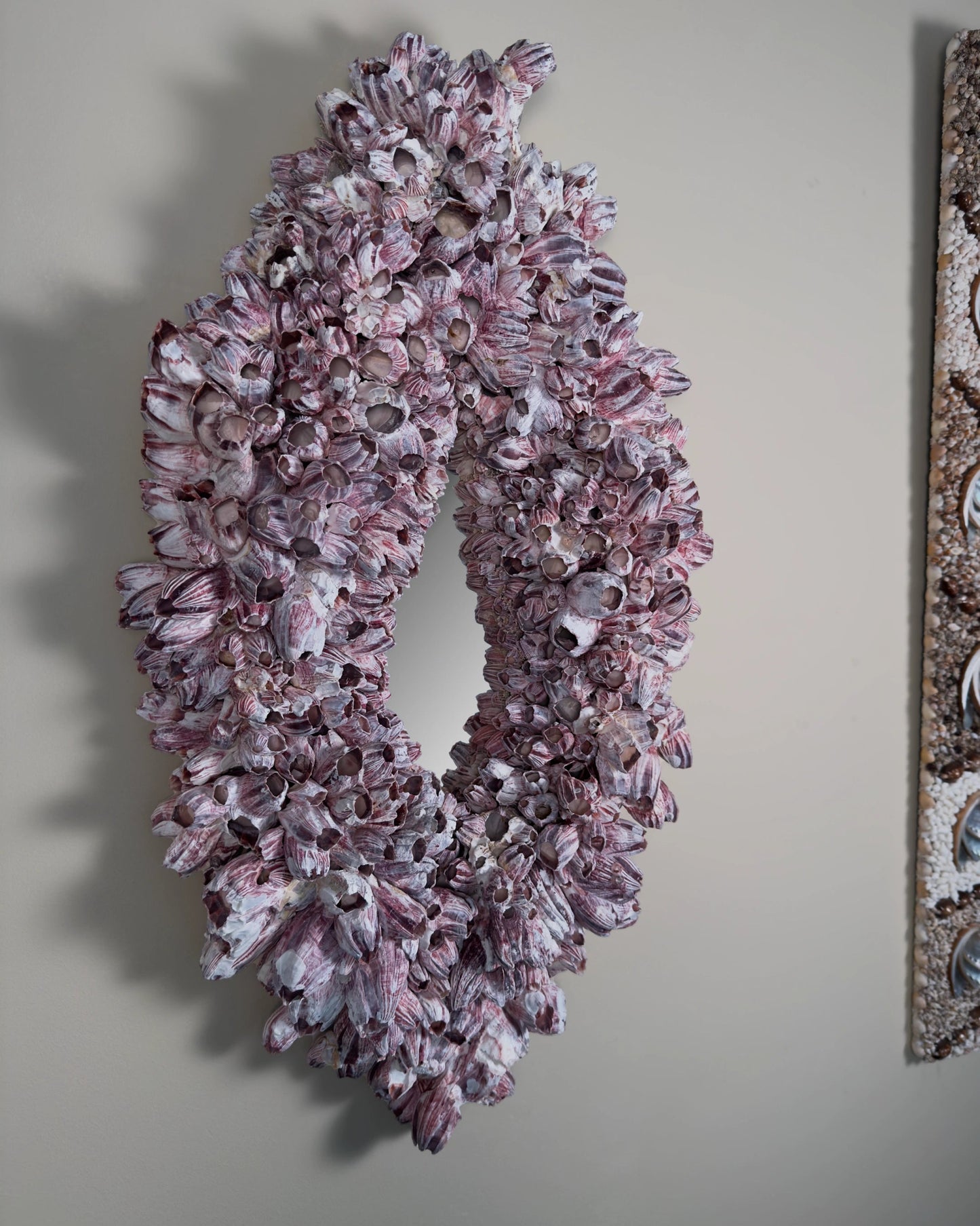 THE CRACK | Shell mirror, 1 of 1 | Shellman | Amsterdam | Natural art from sea and beach