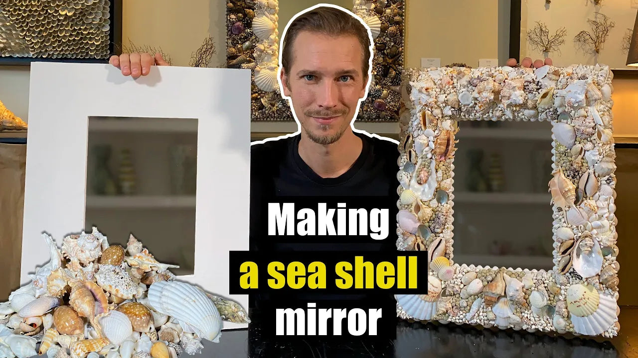Load video: How to make a shell mirror