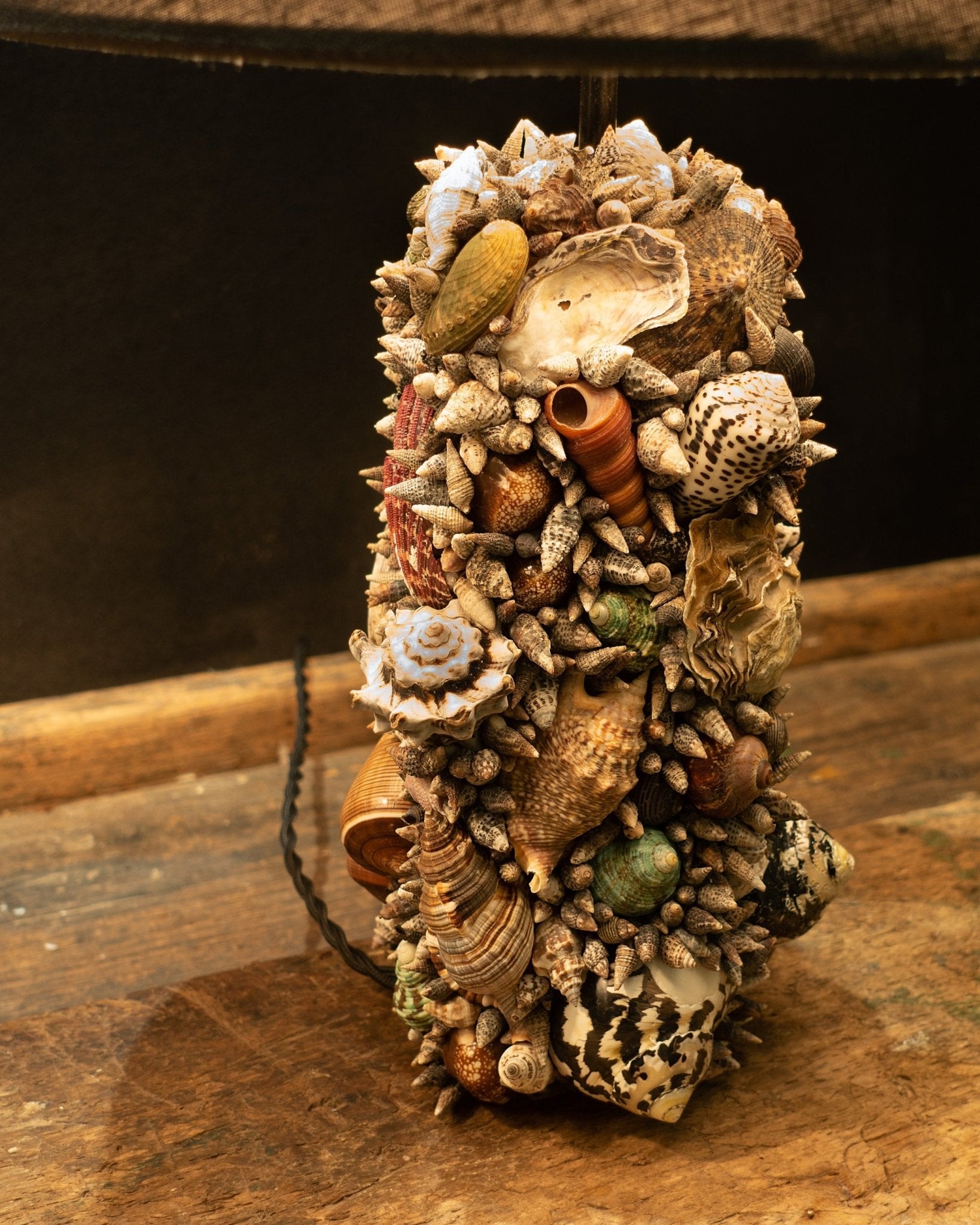 Rustic Table Lamps | | Shellman | Amsterdam | Natural art from sea and beach